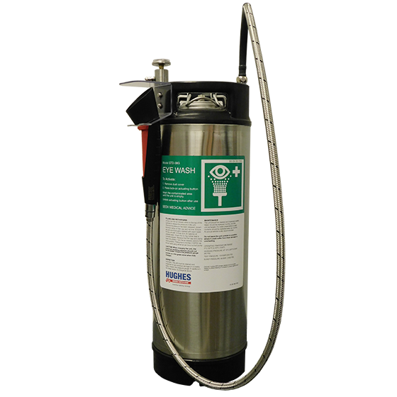 Self-contained eye, face and body wash