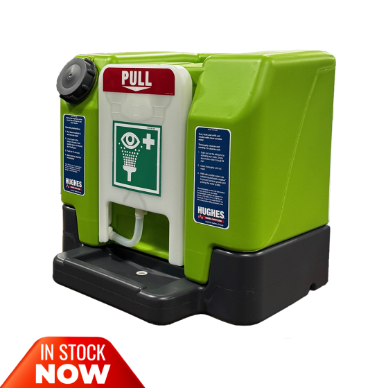 Portable self-contained gravity fed eye wash - 45 litre